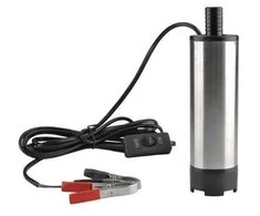 Pompa dyzeliui siaura 38mm 24V,ilgis 145mm,12l/min,laidas 3m