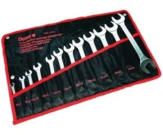 Raktų rinkinys 12vnt atvirais galais 6-32mm PP dėklas