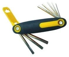 Raktų šešiakampių rinkinys 8vnt sulankst.1.5-6mm CRV