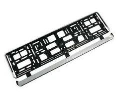 Rėmelis automobilio valstybiniams numeriams 520 x 110mm sidabro sp.HP