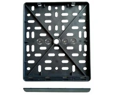 Rėmelis motociklo valstybiniams numeriams 185x210mm "Vertikalus"