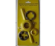 Grąžtas Sriegpjovių komplektas plastikiniams vamzdžiams 1/2"-3/4"-1"