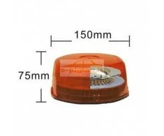 Švyturėlis 12/24V 48LED 150X75MM R65 R10