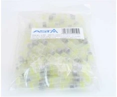 Termo gilzių mova su alavu |rinkinys 100 vnt 40mmL(4,0-6.0mm2)