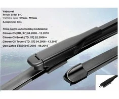 Valytuvai Aero. Citroen C5 nuo 2008, Opel Zafira II nuo 2005