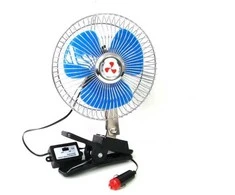 Ventiliatorius automob.salonui 24V (metalo korp) su laikikliu