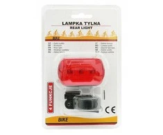 Žibintas dviračio galinis 3LED