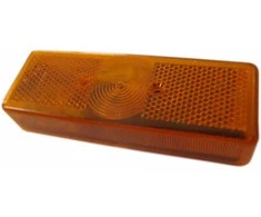 Žibintas galinis oranžinis 110mm x 40mm