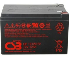 Akumuliatorius (AGM) CSB 12Ah 12V F2 VRLA (GP12120)