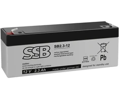 Akumuliatorius (AGM) SSB SB (2.3Ah, 12V, F1, VRLA)