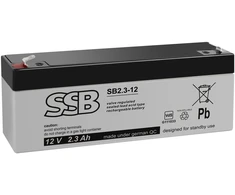 Akumuliatorius (AGM) SSB SB (2.3Ah, 12V, F1, VRLA)