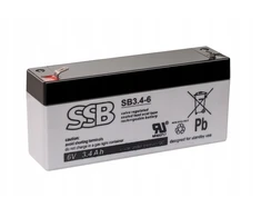 SSB SB 3.4-6 6V 3,4 Ah AGM Akumuliatorius nereikalaujantis priežiūros