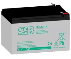 Akumuliatorius (AGM) SSB SBL (12Ah, 12V, F2, VRLA)