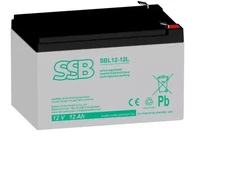 Akumuliatorius (AGM) SSB SBL (12Ah, 12V, F2, VRLA)