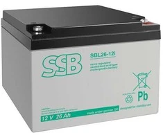 Akumuliatorius (AGM) SSB SBL (26Ah, 12V, F13 M5, VRLA)