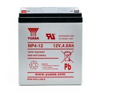 Akumuliatorius YUASA NP4-12 (4Ah, 12V, F1, VRLA, AGM)