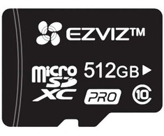 Atminties kortelė Micro SD 512GB EZVIZ CS-CMT-CARDT512GHM