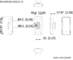 Maršrutizatorius Belaidis lauko CPE Hikvision DS-3WF03C-5AC/O