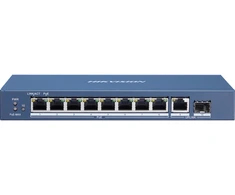Šakotuvas Hikvision 10 prievadų 8 PoE prievadų komutatorius DS-3E0510P-E/M
