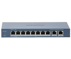 Hikvision 10 prievadų 8 PoE prievadų komutatorius DS-3E0310HP-E(C)