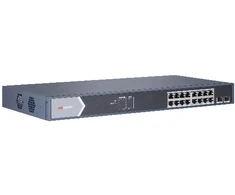Šakotuvas Hikvision 18 prievadų 16 PoE prievadų komutatorius DS-3E0518P-E/M