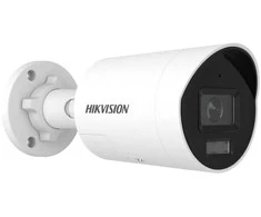 „Hikvision Bullet DS-2CD2047G3-LI2UY/SRB F2.8“ (balta, 4MP, hibridinis apšvietimas, IR+LED 40m, „ColorVu“)
