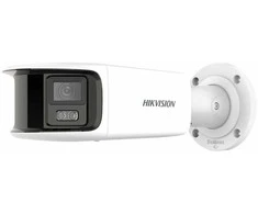 Hikvision bullet DS-2CD2T87G2P-LSU/SL(C) (balta, 8 MP, 40 m. LED, ColorVu, panoraminė 180°)