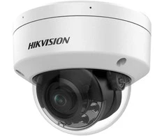 „Hikvision“ kupolinė kamera DS-2CD2187G2H-LISU F4 (balta, 8 MP, 30 m IR; 30 m LED; hibridinis apšvietimas)