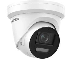 Hikvision dome DS-2CD2387G2-LSU/SL(C) F2.8 (juoda, 8 MP, 30 m. LED, ColorVu)