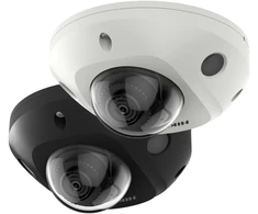 Hikvision dome DS-2CD2543G2-IWS F2.8 (balta, 4 MP, 30 m. IR; 30 m. LED, AcuSense)