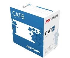 Hikvision Kabelis ryšio Hik-vision UTP 6E (Gysla-0.53mm, ritė 305m, vidaus) DS-1LN6-UE-W