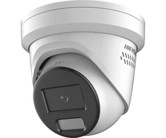 Hikvision kupolas DS-2CD2347G2H-LISU/SL F2.8 (balta, 4 MP, 30 m. IR; 30 m. LED, hibridinis apšvietimas)