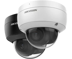 „Hikvision“ kupolinė vaizdo kamera DS-2CD2146G2-I F4 (balta, 4 MP, 30 m IR, „AcuSense“)
