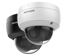 „Hikvision“ kupolinė vaizdo kamera DS-2CD2146G2-I F4 (balta, 4 MP, 30 m IR, „AcuSense“)
