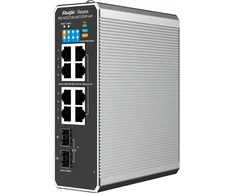 Šakotuvas Ruijie Networks 10 prievadų industrinis komutatorius Ruijie Reyee RG-NIS2100-8GT2SFP-HP (Valdomas, 8 x PoE+)