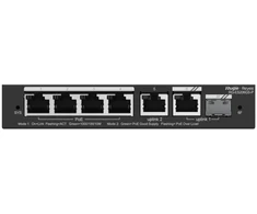 Šakotuvas Ruijie Networks 6 prievadų komutatorius Ruijie Reyee RG-ES206GS-P (Valdomas, 4 x PoE+)