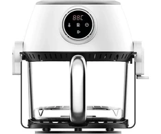 4 in 1 karšto oro gruzdintuvė su stikline taure, griliu ir puodu, 4 l FIT2, 1200 W, 16 programų