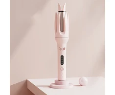 Automatinės plaukų garbanojimo žnyplės FIT2 ZC889, 28 mm, 4 temperatūros, garso signalas, rožinės
