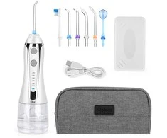 Burnos irigatorius FIT2 HF2 Extra Care su 5 režimais, 6 antgaliais, 300 ml