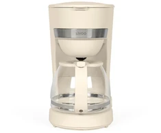 Filtrinis kavos aparatas Livoo DOD200C 750W 1,25 L 10-12 puodelių kreminė balta