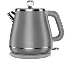 Elektrinis virdulys FIT2 YD-1830 1.8L 1800W dvigubų sienelių, neįkaistantis, pilkas