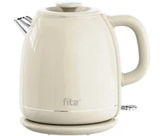 Elektrinis virdulys FIT2 YD-2035 2L 1800W dvigubų sienelių, 304 nerūd. plienas, kreminis