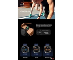 Išmanusis laikrodis FIT2 HD8 Ultra, mėlynas