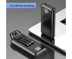 Išorinė baterija FIT2 DX100 20000 mAh, 22.5W greitas įkrovimas