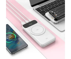 Išorinė baterija FIT2 H30C 10000 mAh, 22.5W greitas ir 15W belaidis įkrovimas