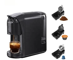 Kapsulinis kavos aparatas FIT2 Uno 3-in-1 Nespresso, Dolce Gusto ir malta kava, 20 barų, 1400 W, 700 ml