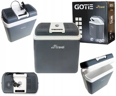 Kelioninis automobilinis šaldytuvas GOTIE GLT-240G, 24L, 12V/230V, šaldymas ir šildymas, pilkas