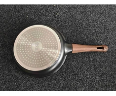 Keptuvė FIT2 ClickPan su nesvylančia danga, nuimama rankena 26 cm juoda