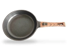 Keptuvė FIT2 ClickPan su nesvylančia danga, nuimama rankena 24 cm juoda