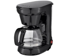Lašelinis kavos aparatas FIT2 CM-102, 650 W, 0,75 l su stikliniu ąsočiu, juodas